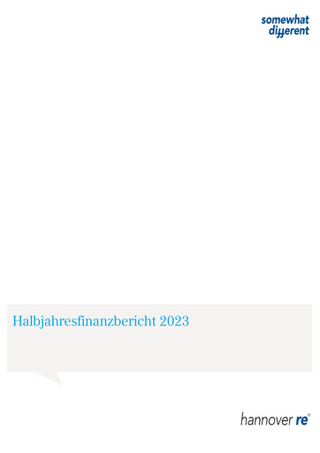 Vorschaubild Hannover Rück
 Halbjahresbericht 2023-h1