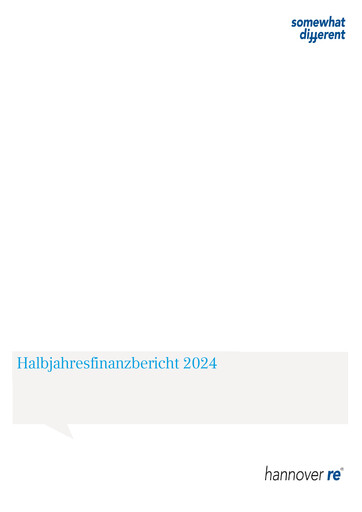 Vorschaubild Hannover Rück
 Halbjahresbericht 2024-h1