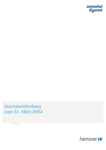 Thumbnail Hannover Rück
 Quarterly Report 2024-q1