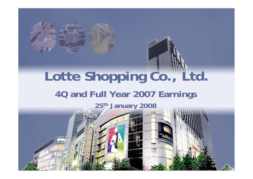 Thumbnail Lotte Shopping Quarterly Report 2007-q4