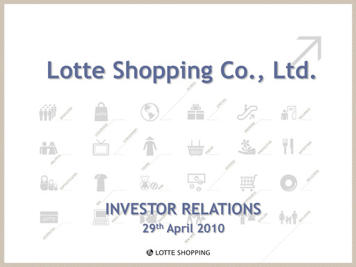 Thumbnail Lotte Shopping Quarterly Report 2010-q1