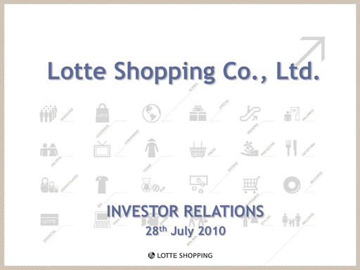 Thumbnail Lotte Shopping Quarterly Report 2010-q2