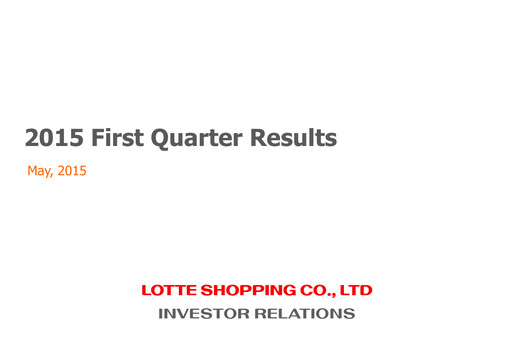 Thumbnail Lotte Shopping Quarterly Report 2015-q1
