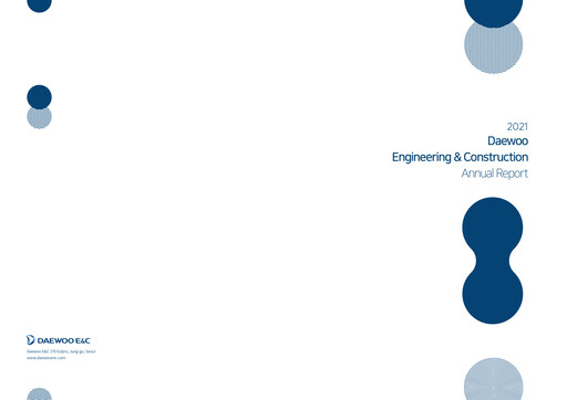 Vorschaubild Daewoo Engineering & Construction Jahresbericht 2021