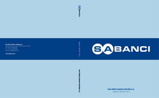 Thumbnail Sabancı Holding
 Annual Report 2015