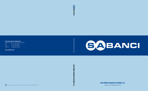 Vorschaubild Sabancı Holding
 Jahresbericht 2015