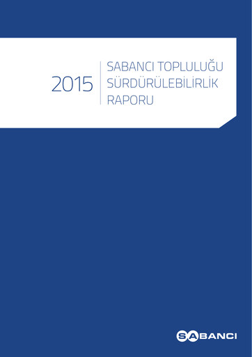 Thumbnail Sabancı Holding
 Sustainability Report 2015