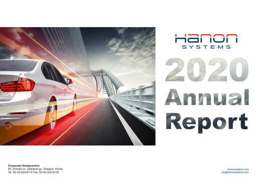 Thumbnail Hanon Systems Annual Report 2020