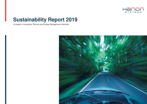 Thumbnail Hanon Systems Sustainability Report 2019