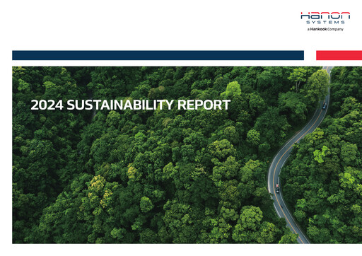 Thumbnail Hanon Systems Sustainability Report 2024