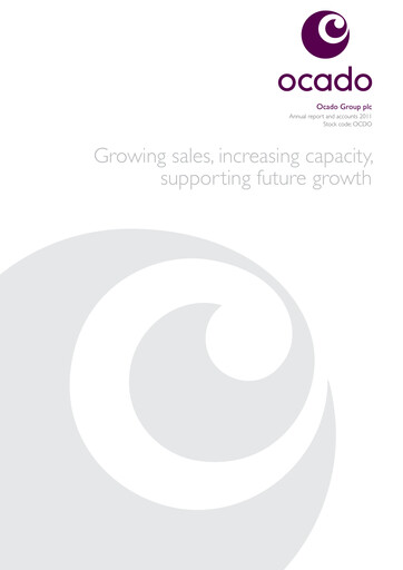 Thumbnail Ocado Annual Report 2011