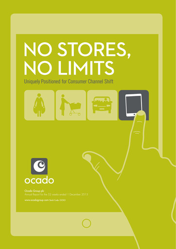 Thumbnail Ocado Annual Report 2013