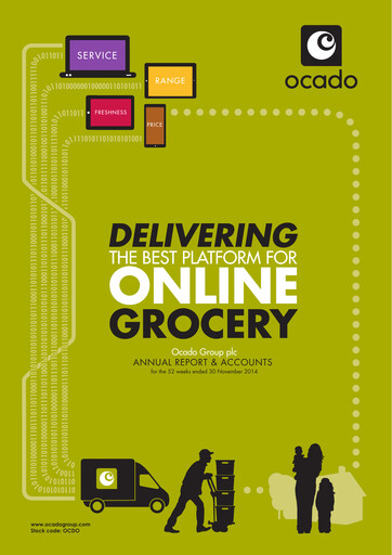 Thumbnail Ocado Annual Report 2014