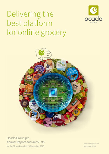 Thumbnail Ocado Annual Report 2015