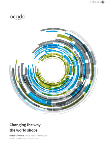 Thumbnail Ocado Annual Report 2019
