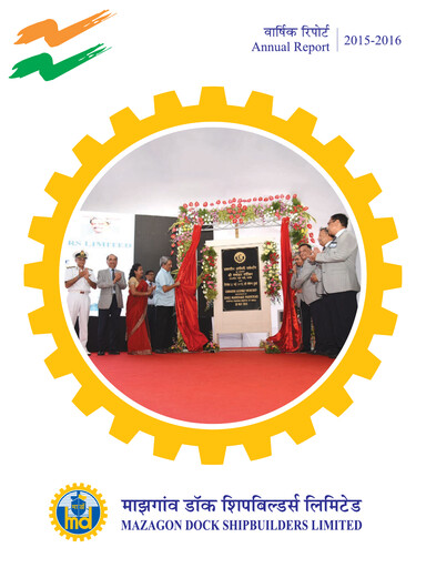 Thumbnail Mazagon Dock Shipbuilders Limited Annual Report 2015-2016