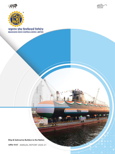Thumbnail Mazagon Dock Shipbuilders Limited Annual Report 2020-2021