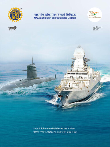 Thumbnail Mazagon Dock Shipbuilders Limited Annual Report 2021-2022