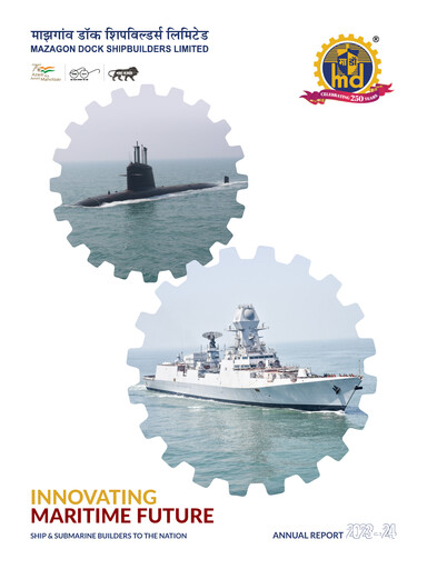 Thumbnail Mazagon Dock Shipbuilders Limited Annual Report 2023-2024