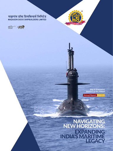 Thumbnail Mazagon Dock Shipbuilders Limited Annual Report 2024-2025