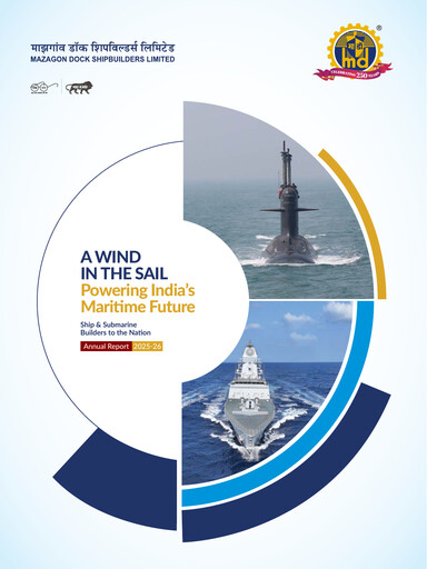 Thumbnail Mazagon Dock Shipbuilders Limited Annual Report 2025-2026