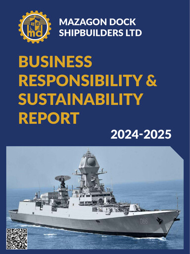 Thumbnail Mazagon Dock Shipbuilders Limited Sustainability Report 2024-2025