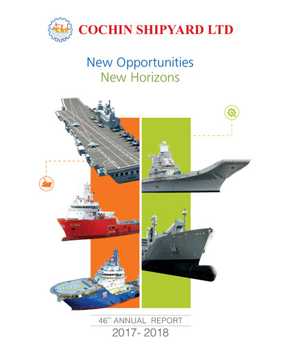 Vorschaubild Cochin Shipyard Limited Jahresbericht 2017-2018
