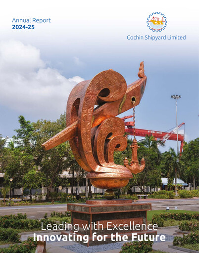 Thumbnail Cochin Shipyard Limited Annual Report 2024-2025