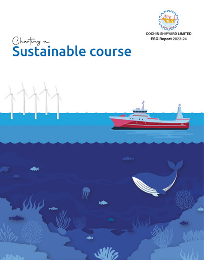 Vorschaubild Cochin Shipyard Limited ESG-Bericht 2023-2024