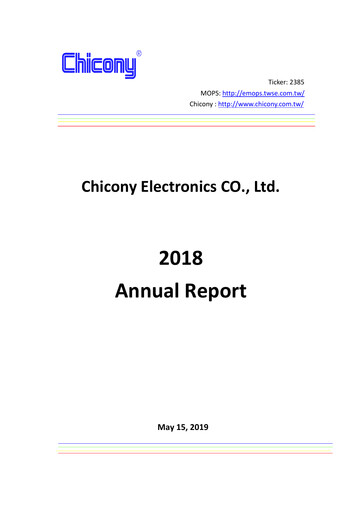 Miniature Chicony Electronics Rapport annuel 2018