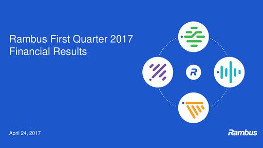 Thumbnail Rambus Quarterly Report 2017-q1