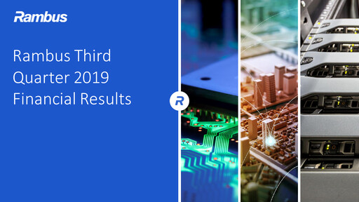 Thumbnail Rambus Quarterly Report 2019-q3