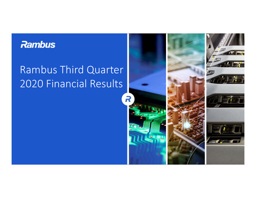Thumbnail Rambus Quarterly Report 2020-q3