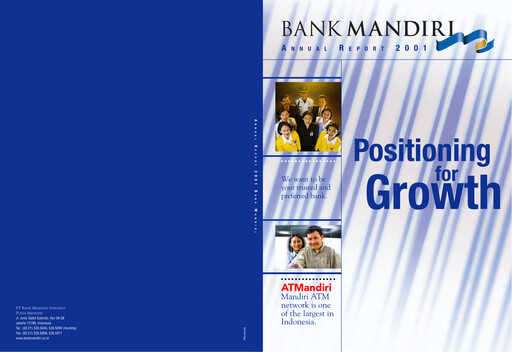 Thumbnail Bank Mandiri Annual Report 2001