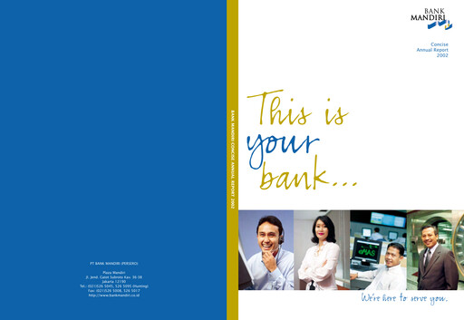 Thumbnail Bank Mandiri Annual Report 2002