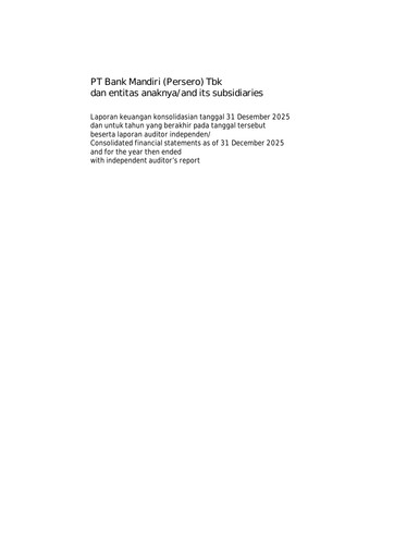 Thumbnail Bank Mandiri Financial Statement 2025