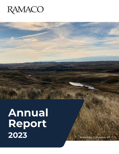 Thumbnail Ramaco Resources
 Annual Report 2023