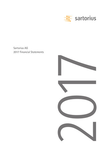 Thumbnail Sartorius Financial Statement 2017