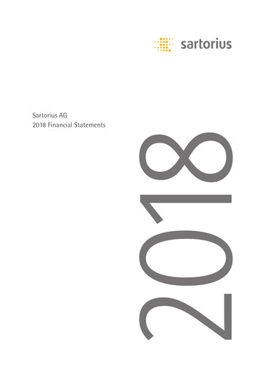 Thumbnail Sartorius Financial Statement 2018