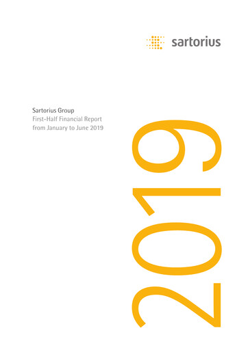 Thumbnail Sartorius Half-year Report 2019-h1