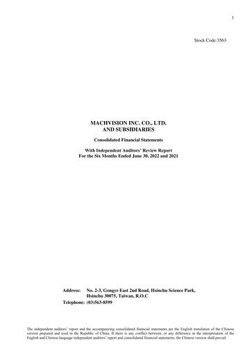 Thumbnail Machvision Inc. Half-year Report 2022-h1