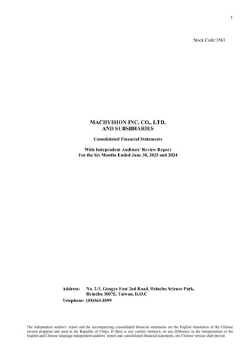 Thumbnail Machvision Inc. Half-year Report 2025-h1