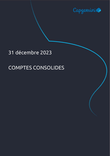 Thumbnail Capgemini Financial Statement 2023