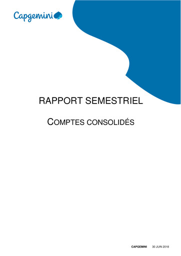 Thumbnail Capgemini Half-year Report 2018-h1