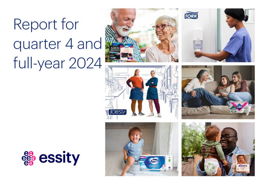 Vorschaubild Essity Quartalsbericht 2024-q4