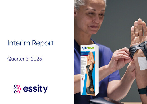 Vorschaubild Essity Quartalsbericht 2025-q3