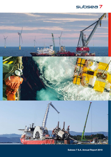 Thumbnail Subsea 7
 Annual Report 2019
