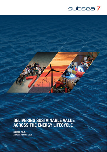 Thumbnail Subsea 7
 Annual Report 2020