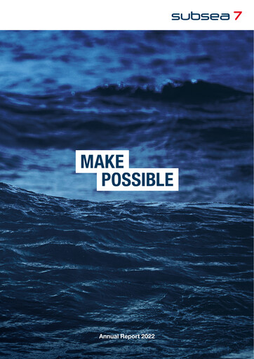 Thumbnail Subsea 7
 Annual Report 2022