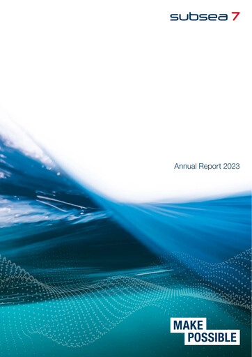 Thumbnail Subsea 7
 Annual Report 2023